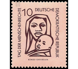 Human Rights Day  - Germany / German Democratic Republic 1956 - 10 Pfennig