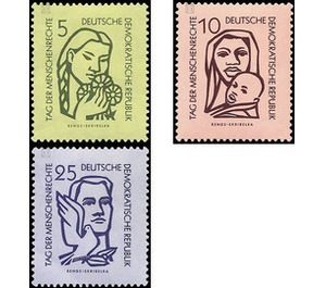 Human Rights Day  - Germany / German Democratic Republic 1956 Set