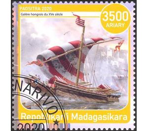 Hungarian galley XV century - East Africa / Madagascar 2020