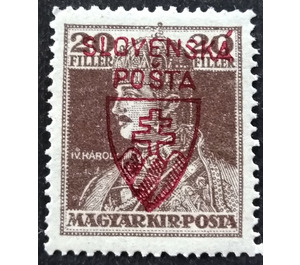 Hungarian Stamps Overprinted "SLOVENSKÁ POSTA" - Czechoslovakia 1918 - 20