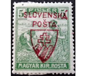 Hungarian Stamps Overprinted "SLOVENSKÁ POSTA" - Czechoslovakia 1918 - 5