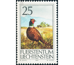 hunt  - Liechtenstein 1990 - 25 Rappen