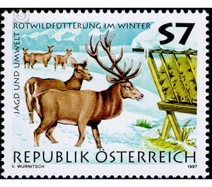 Hunting and environment  - Austria / II. Republic of Austria 1997 - 7 Shilling