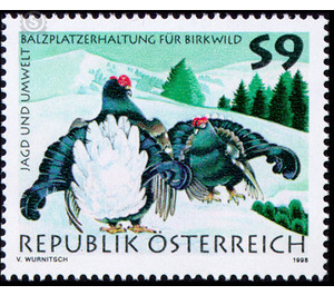 Hunting and environment  - Austria / II. Republic of Austria 1998 - 9 Shilling