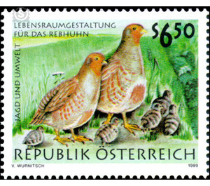 Hunting and environment  - Austria / II. Republic of Austria 1999 - 6.50 Shilling