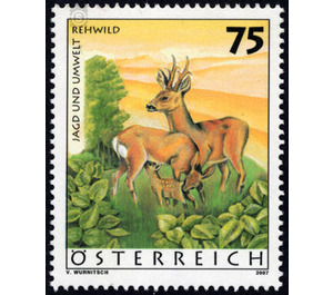 Hunting and environment  - Austria / II. Republic of Austria 2007 - 75 Euro Cent