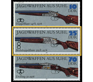 Hunting weapons from Suhl  - Germany / German Democratic Republic 1978 - 25 Pfennig