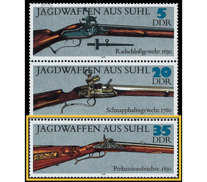 Hunting weapons from Suhl  - Germany / German Democratic Republic 1978 - 35 Pfennig