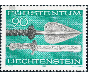 hunting weapons  - Liechtenstein 1980 - 90 Rappen
