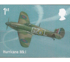 Hurricane Mk I - Self Adhesive Stamp - United Kingdom 2018 - 1