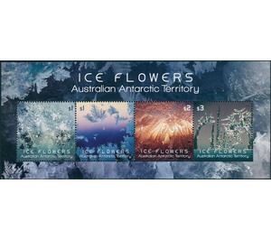 Ice Flower Souvenir Sheet - Australian Antarctic Territory 2016