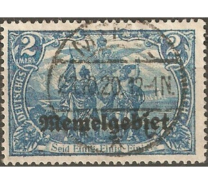 Imperial Post Office Berlin, overprint Memel-Area - Germany / Old German States / Memel Territory 1920 - 2