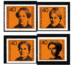 Important German women  - Germany / Federal Republic of Germany 1974 Set