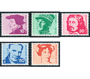 Important personalities  - Switzerland 1969 Set