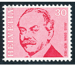 Important personalities  - Switzerland 1971 - 30 Rappen