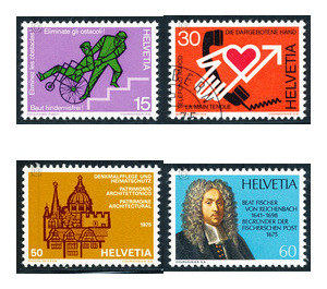 Important personalities  - Switzerland 1975 Set