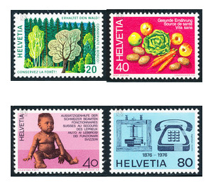 Important personalities  - Switzerland 1976 Set