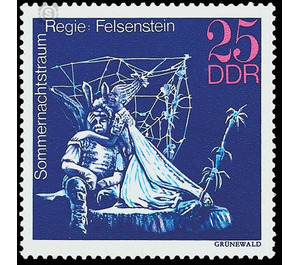 Important theater productions by Bertolt Brecht, Walter Felsenstein and Wolfgang Langhoff  - Germany / German Democratic Republic 1973 - 25 Pfennig
