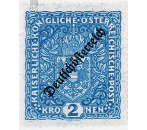 Imprint 'German Austria'  - Austria / Republic of German Austria / German-Austria 1918 - 2 Krone