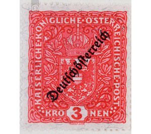 Imprint 'German Austria'  - Austria / Republic of German Austria / German-Austria 1918 - 3 Krone