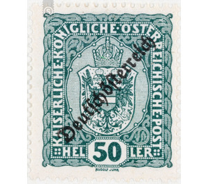 Imprint 'German Austria'  - Austria / Republic of German Austria / German-Austria 1918 - 50 Heller
