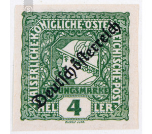 Imprint 'German Austria'  - Austria / Republic of German Austria / German-Austria 1919 - 4 Heller