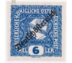 Imprint 'German Austria'  - Austria / Republic of German Austria / German-Austria 1919 - 6 Heller