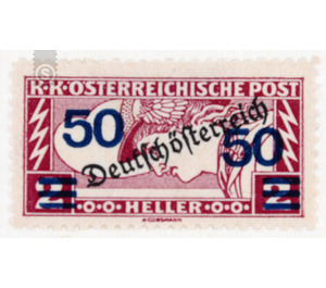 Imprint 'German Austria'  - Austria / Republic of German Austria / German-Austria 1921 - 50 Heller