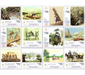 Independence Bicentenary IV: Transport (2021) - South America / Colombia 2021 Set