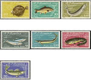 Indigenous Fish - Romania 1960 Set