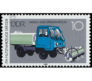 Industrial distribution for automotive technology (IFA): commercial vehicles  - Germany / German Democratic Republic 1982 - 10 Pfennig