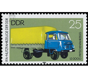 Industrial distribution for automotive technology (IFA): commercial vehicles  - Germany / German Democratic Republic 1982 - 25 Pfennig