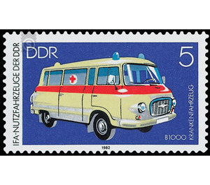 Industrial distribution for automotive technology (IFA): commercial vehicles  - Germany / German Democratic Republic 1982 - 5 Pfennig