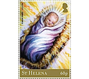 Infant Christ in Manger - West Africa / Saint Helena 2020