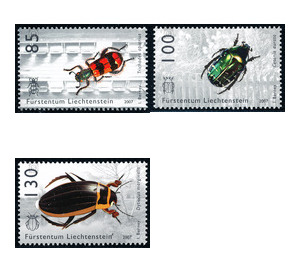 insects  - Liechtenstein 2007 Set