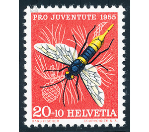 insects  - Switzerland 1955 - 20 Rappen