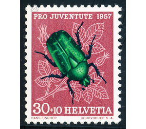 insects  - Switzerland 1957 - 30 Rappen
