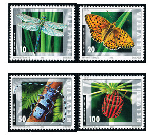 insects  - Switzerland 2002 Set