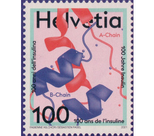 Insulin, 100 Years - Switzerland 2021 - 100