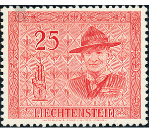 Int. Scoutmaster conference  - Liechtenstein 1953 - 25 Rappen