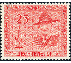 Int. Scoutmaster conference  - Liechtenstein 1953 - 25 Rappen
