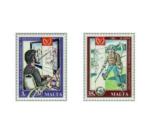 Int. Year of the Disabled - Malta 1981 Set