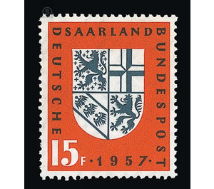 Integration of the Saarland into the Federal Republic of Germany - Germany / Saarland 1957 - 15 Franc