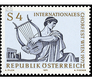 Intern. choir Festival  - Austria / II. Republic of Austria 1971 - 4 Shilling