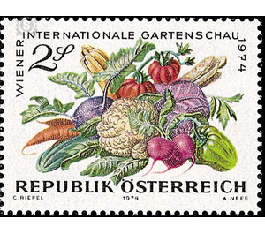 Intern. horticultural show  - Austria / II. Republic of Austria 1974 - 2 Shilling