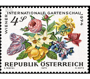 Intern. horticultural show  - Austria / II. Republic of Austria 1974 - 4 Shilling