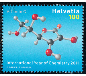 Intern. Year of Chemistry  - Switzerland 2011 - 100 Rappen