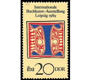 International Book Art Exhibition (IBA), Leipzig  - Germany / German Democratic Republic 1989 - 20 Pfennig