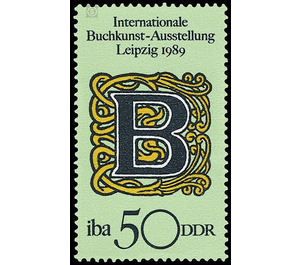 International Book Art Exhibition (IBA), Leipzig  - Germany / German Democratic Republic 1989 - 50 Pfennig