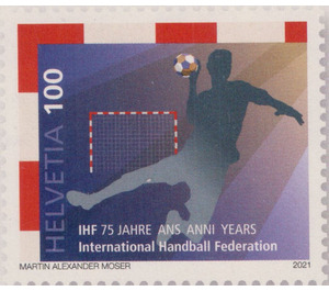 International Handball Federation (IHF), 75 Years - Switzerland 2021 - 100